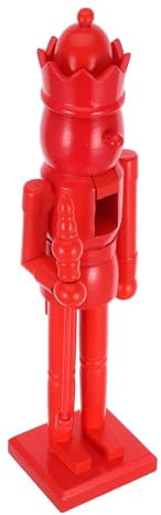 LAPYAPPE Schiaccianoci Incompiuto in Legno Ornamento Soldato Fai Da Te Statuina in Noce Grezza Decorazione Natalizia Personalizzabile Regalo Creativo Per Adolescenti e Adulti