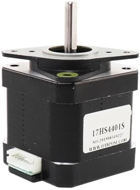 1.7A 40N.CM 4-lead 17HS4401S Nema17 Stepper Motor for 3D printer milling machine Damper Shock absorber 42 motor 12v(17HS4401S-Damper X3)
