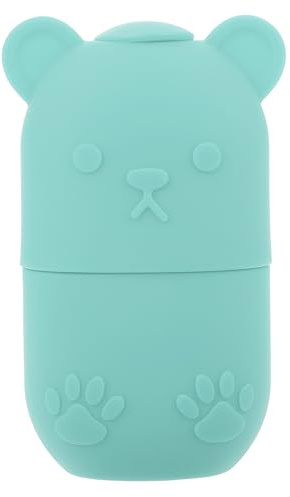 VICASKY Silicone Face Ice Compress Cube Mold for Home and Travel Use, Compact Design to Improve Loose Skin, Blue Cooling Ice Holder for Facial Pain Relief and Skin Care