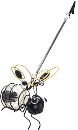 ZYHARUKO Lampada da giardino a sospensione solare con gancio decorazione esterna luce da giardino per illuminazione di paesaggio e percorso di simulazione durevole animale luce solare