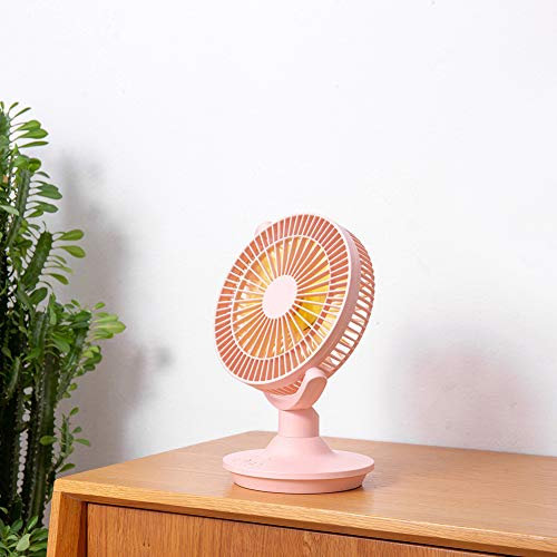 FACAI Ventilatore Portatile Mini Ventilatore USB Ventola Raffreddamento Ventola Pc Ventilatore Stufa Basso Consumo Condizionatore Aria per Piccoli Ambienti,Pink