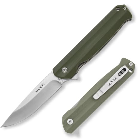 Buck Knives 251 Langford EDC Pocket Knife, Green, 3.7 oz