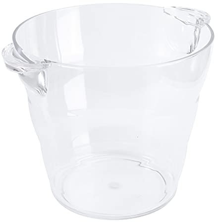 Cabilock Eisbehälter Aus Acryl Mit Großem Fassungsvermögen Praktischer Weinkühler Für Bar Zuhause Party Transparent Für Wein Und Eiswürfel