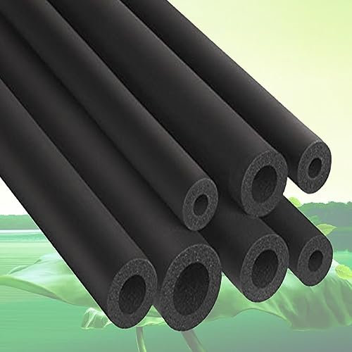 MObyat Schaumstoffrohr Rohrisolierung ID 6-110mm Schaumstoffschlauch 9mm/15mm/20mm Dick Für Kalt- Und Warmwasserleitungen Schutz Von Rohren Und Wärmeschutz