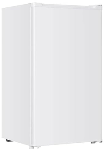 Teknix UC48F2W Freestanding Undercounter Freezer - 48cm Width / 60 Litre Capacity - Suitable for Outbuildings - 3 Large Compartments - 4 Star Freezer Rating - White