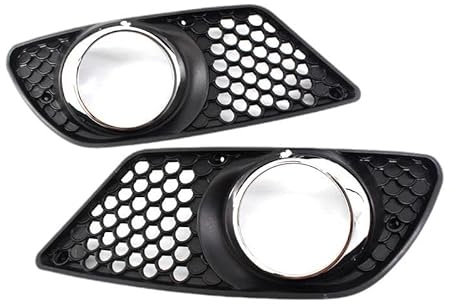 Auto Stoßstange Nebelscheinwerfer Gitter Auto Frontstoßstange Nebelscheinwerfer Abdeckung Nebelscheinwerfer Kühlergrill Zubehör Für Benz C Klasse W204 2008 2009 2010 2048850353 2048850253 Auto Gitter