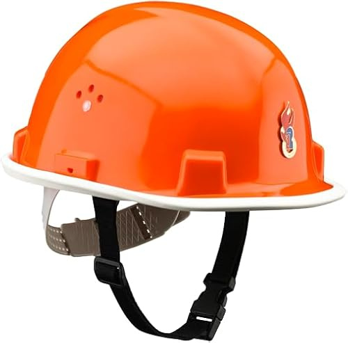 Generisch Jugendfeuerwehr Helm mit Gabelkinnriemen nach DIN EN 397 | mit DJF Abzeichen | nach DJF Richtlinien