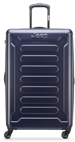 JH004C Hartschalenkoffer, 75 cm x 49 cm x 32 cm, 100 l, M, Marineblauer Haustiermantel, medium, Trolley Case/Upright