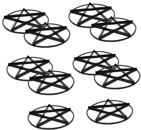 Mipcase 10pezzi Ventilated Flower Pot Riser Elevato per Pad Antigoccia per Vasi per Aerazione e