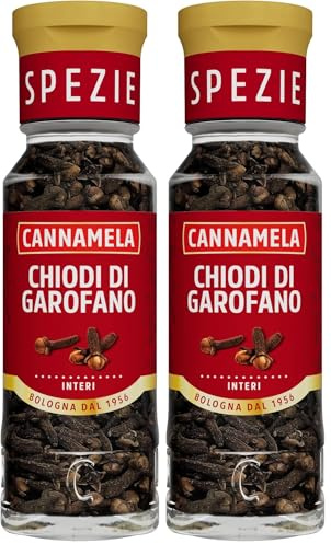 Cannamela, Linea Maxi Oro, Chiodi di Garofano Interi, Confezione da 60g, Ideali per Speziare e Marinare Carni e Arrosti, Aromatizzare Cocktail e Composte di Frutta