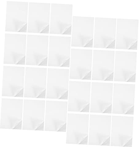 HOODANCOS 100 Blatt Druckeretiketten Blanko-aufkleberpapier Papier Stumpf Für Selbstgemachte Aufkleber
