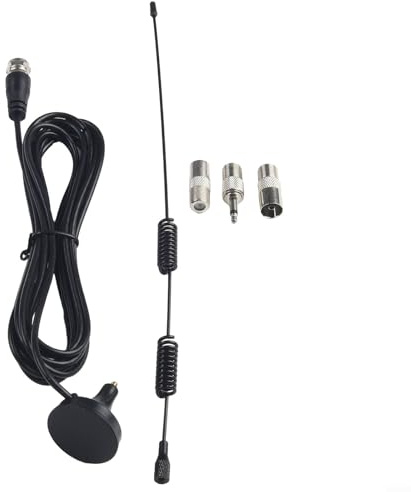 Antena de audio digital para interiores, antena de radio FM AM, soporte de base magnética, para sintonizador, amplificador estéreo, receptor, audio AV, Vedio