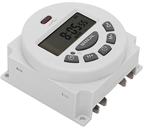 Interrupteur de Minuterie Programmable, Relais de Minuterie 12V LCD 12V pour Les Appareils électriques et Les Boîtes Lumineuses