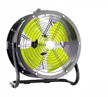 Ventilador de pie metálico Ventilador Industrial de Alta Potencia for Taller, Ventilador eléctrico, Extractor de Suelo, Ventilador cilíndrico for Taller de Servicios públicos Ventilador Industrial de