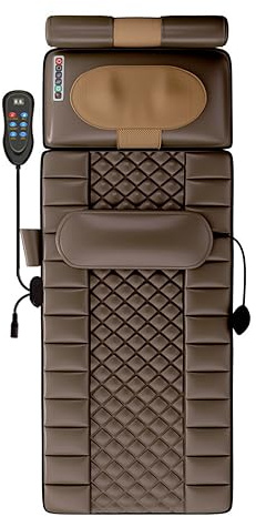 STDNERY Tappetino For Massaggio Completo Del Corpo Con Calore, Lettino For Massaggio Completo Del Corpo Con Cuscino For Massaggio Shiatsu, For Il Rilassamento Dei Muscoli Del Collo E Della Schiena