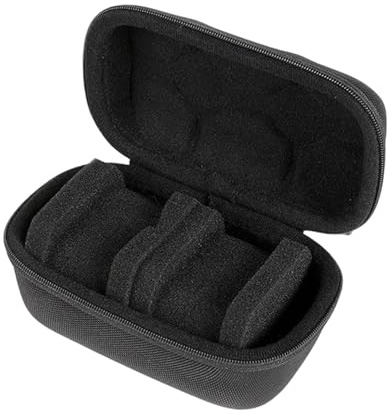 YEJBBUC Custodia da viaggio per orologi con 2 scomparti, scatola organizer per orologi sportivi