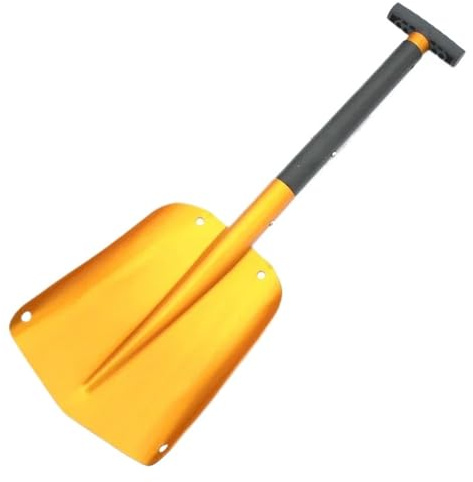 Pala da neve pieghevole con manico estensibile, for auto, campeggio all'aperto, sci, giardino(Blue)