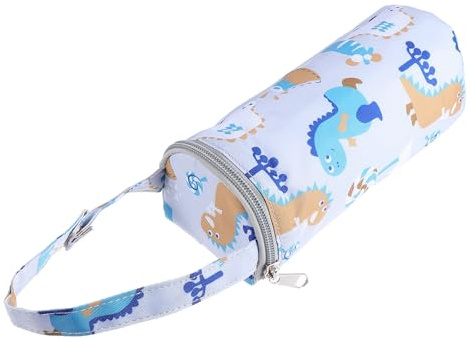 Hemobllo Babyflaschen Isoliertasche aus Langlebigem Material mit Aluminiumfolie für Handelsübliche Flaschen und Kinderwagenbefestigung 7,9X4,7X0,4 Zoll
