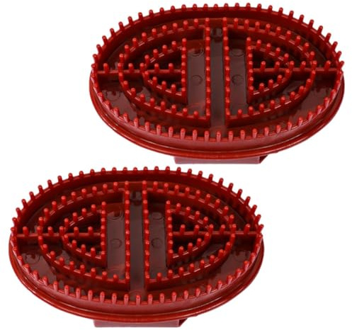 BESTOMZ Spazzola per Massaggio 2 Pezzi in Tpe per Applicazione Personale e Professionale, Massaggia e Allevia Tensione Muscolare Superficie Liscia senza Sbavature