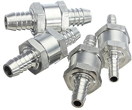 Alamor Válvula De Retención Antirretorno De Combustible De Aluminio One Way Petrol Diesel-10Mm