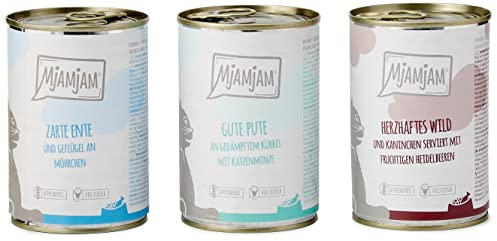 MjAMjAM - leckere Mahlzeiten Mixpaket II für deine Katze 6 x 400 g