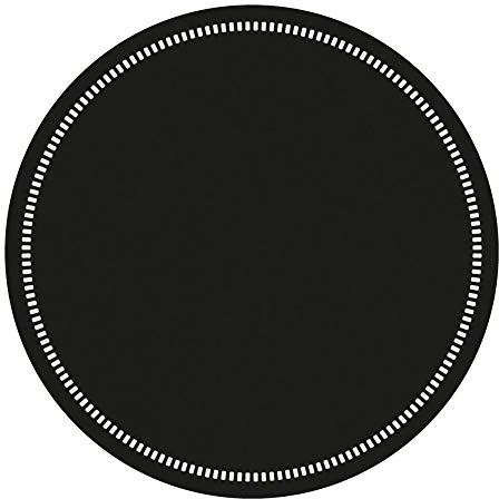 Sovie HORECA Tassendeckchen Basics in SCHWARZ, Ø 90 mm, 9-lagig aus Tissue, 250 Stück – Elegante Einweg-Untersetzer für Tassen & Gläser im Gastro-Bereich oder Eventcatering