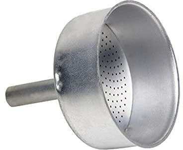 Cofan Recharge d'entonnoir | Machine à café modèle Provence | Capacité de 6 tasses | Fabriqué en aluminium