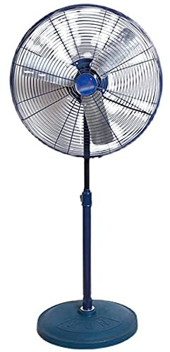 Standventilatoren Große Industrielüfter, Mechanisch 3 Geschwindigkeiten/höhenverstellbare Bodenlüfter, Aluminium-Lüfterblätter, Für Fabriken, Lagerhallen(Size:45cm)