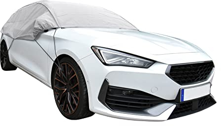Z4L Autoabdeckung Halbgarage für Winter Sommer Herbst Scheibenabdeckung LXL geeignet für VW Golf Sportsvan Bj. 2008-2020