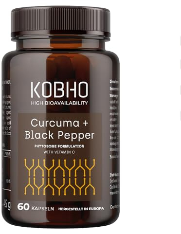 Curcuma Bio Gélules Anti Inflammatoire Multivitaminé Bio - Formule Curcumine Meriva® et BioPerine®