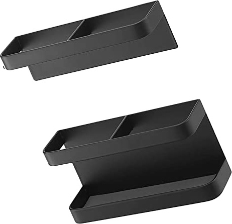 Paragüero, Soporte Magnético para Paraguas, Placa de Acero Al Carbono Ajustable Montada en la Pared para Hotel (Negro)