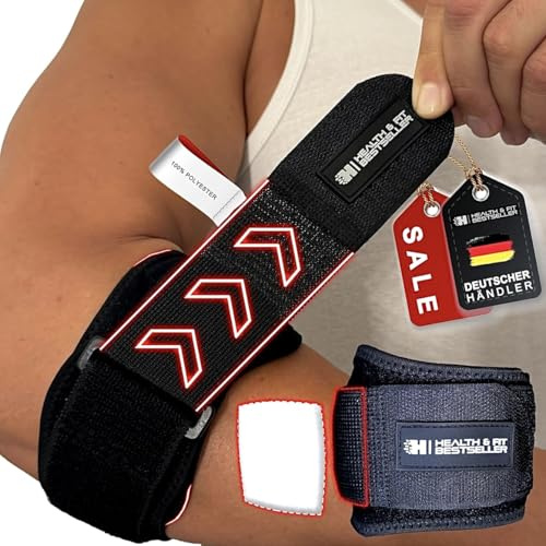 Unterarmbandage – Komfortable Kompressionsbandage zur Unterstützung der Unterarmmuskulatur | Stabil & atmungsaktiv für Sport & Alltag – HEALTH & FIT