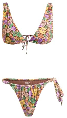 Roxy All About Sol - Triangle Two-Piece Bikini Set for Women - Triangle Bikini - Frauen - XS - Braun.