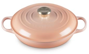 Le Creuset Panela baixa de ferro fundido, 26cm, 2,2L, Pesca