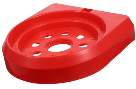 Gadpiparty Supporto per Estintore da Parete in Abs Rosso per Estintori da 3kg a 8kg, Staffa Resistente e Sicura per Montaggio in Casa o Auto