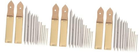 TOKIDNY 36 Piezas Tortillones y Tocones Muñón De Dibujo Tortillones De Papel De Lija Puntero De Lápiz De Papel De Lija Sacapuntas Doble Punta Herramienta De Mezcla De Dibujo Lijado