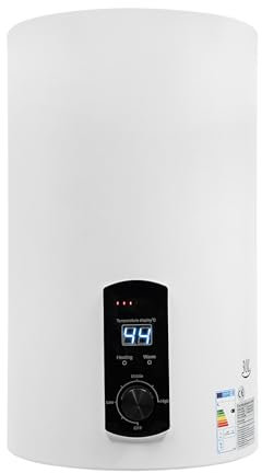 Chauffe-eau électrique 30 litres - Chauffe-eau vertical - Pour cuisine, salle de bain, salon de coiffure