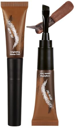 Tinte Para Cejas Mujeres, Color Impermeable Para Cejas, Tinte Semipermantente Impermeable para Maquillaje Cosmético y Look Natural