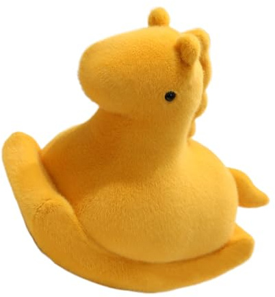 GjnjfdF Plush Horse | 40 cm Rocking Horse Decorative Cushion, Realistic Soft Cute Animal Decor Office Fun Companion Adults Living Room