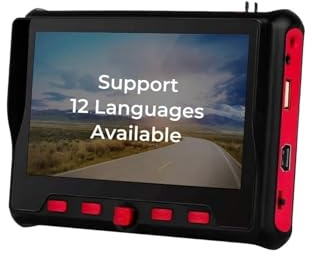 Tester per telecamere a circuito chiuso, Tester CCTV da 5 pollici 8MP AHD TVI CVI CVBS Supporto VGA e ingresso analogico Tester Cftv Monitor CCTV Telecamera Video Tester(TI-6900ACT)