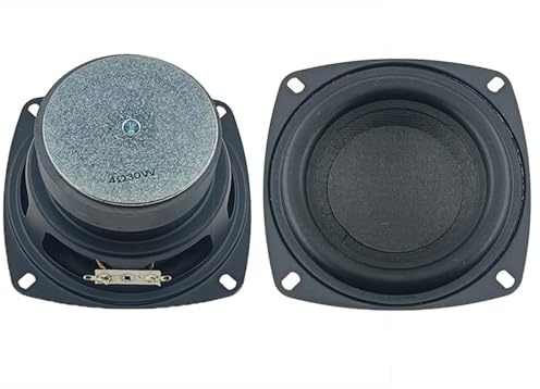 MHADBKH 4 Zoll Lautsprecher Mit Vollfrequenz 30W 4OHM wasserdichte Vollwert Subwoofer Lautsprecher Importieren Gummispulen Niedrige Frequenz