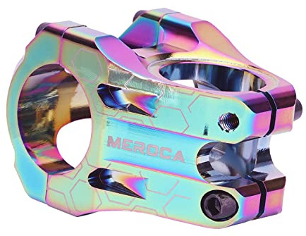 Geardeangloow Manubrio corto Ciclismo Lega di Alluminio Ultralight 31.8mm Bike Stem Multicolore