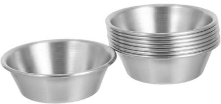 LABRIMP 8 pezzi Mini Stampi per Crostate in Acciaio Inossidabile Teglie Riutilizzabili per Stampi Piccoli per Crostatine Quiche e Mini Torte Utensili da Cucina per Dessert Uniformi e