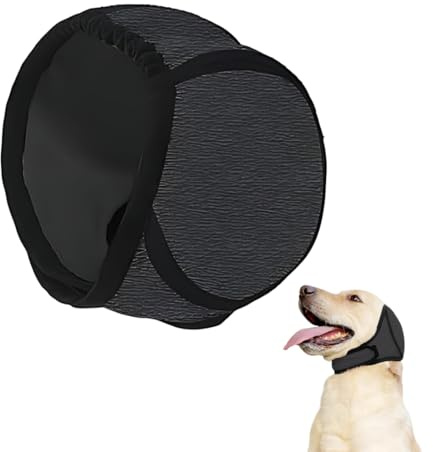 UIEXAY Paraorecchie Cocker Per Cani Impermeabili, Copriorecchie Cuffie Per Cani Antirumore, Protezione Regolabile Per Le Orecchie Per Animali Domestici, Protezione Dal Rumore Copri Orecchie Per Cane