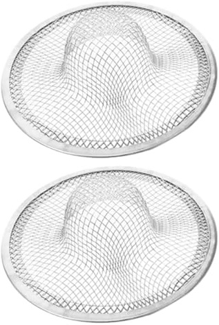 COLLBATH Passoire D'ÉVier En Acier Inoxydable 7.00Cm Lot De 2 Filtres À Maille Fine Anti-DéBris Pour Cuisine Et Salle De Bain Collecteur De Nourriture Facile À Nettoyer Et RéSistant