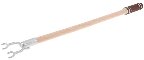 SMASOLO Asta Appendiabiti in Legno Naturale 58 Cm Bastone per Stendere i Panni Resistente alle Intemperie Supporto per Asciugare Vestiti Uso Interno ed Esterno