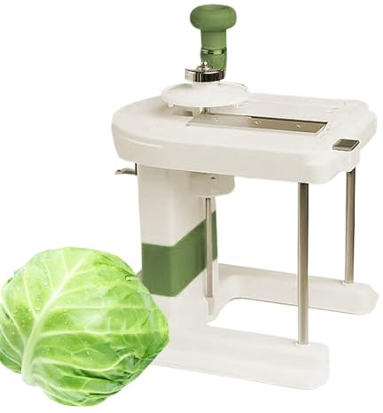 Affettatrice Manuale Per Cavolo | Grattugia Per Crauti | Taglierina Per Triturare Verdure Da Cucina | Strumento Per La Preparazione Del Cibo Per Cavoli Alla Frutta | Pratico Accessorio Da Cucina