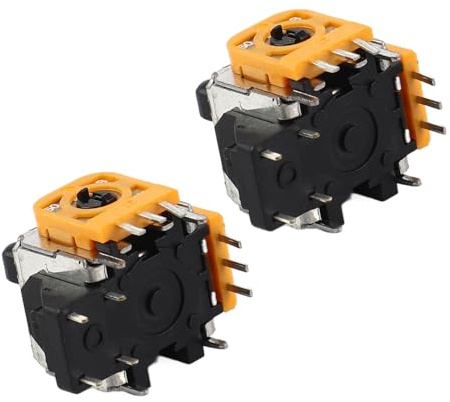 Blaihild Module de Joystick Analogique 3D à Effet Hall, 2 Pièces de Remplacement avec Matériaux Métalliques et ABS Résistants à L'usure de qualité Supérieure, pour Contrôleur de Jeu