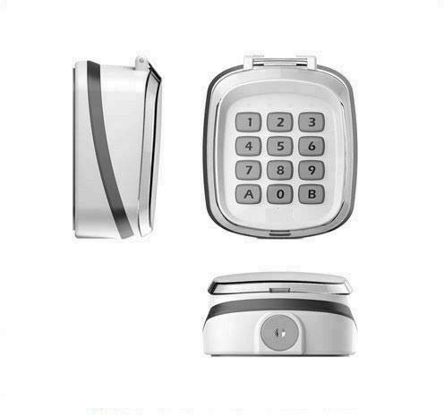 TASTIERA TASTIERINO NUMERICA VIA RADIO SENZA FILI PULSANTIERA WIRELESS BIANCO KP