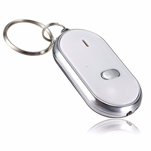 BliliDIY 5Pcs Whistle Key Finder Keychain Sound Led With Whistle Claps